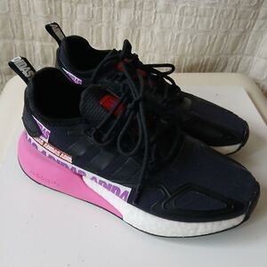 Adidas Women's Black and Pink ZX FX7050 Sneakers Shoes Trainer Sz.6.5- 7.5 /38